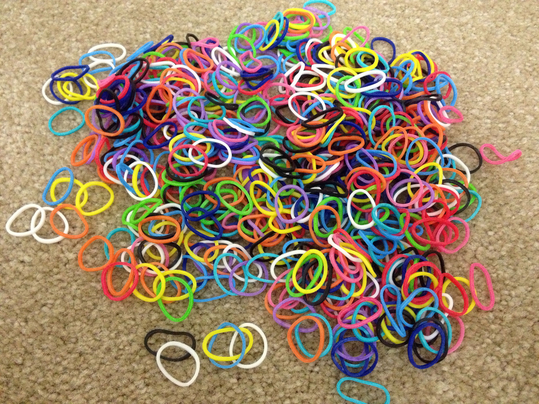 NEON Rainbow Loom Bands 600 Pack eBay